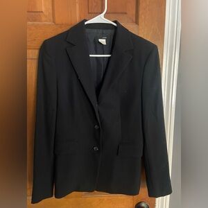 J Crew 100% Wool Navy Blazer Made in Japan Size 6